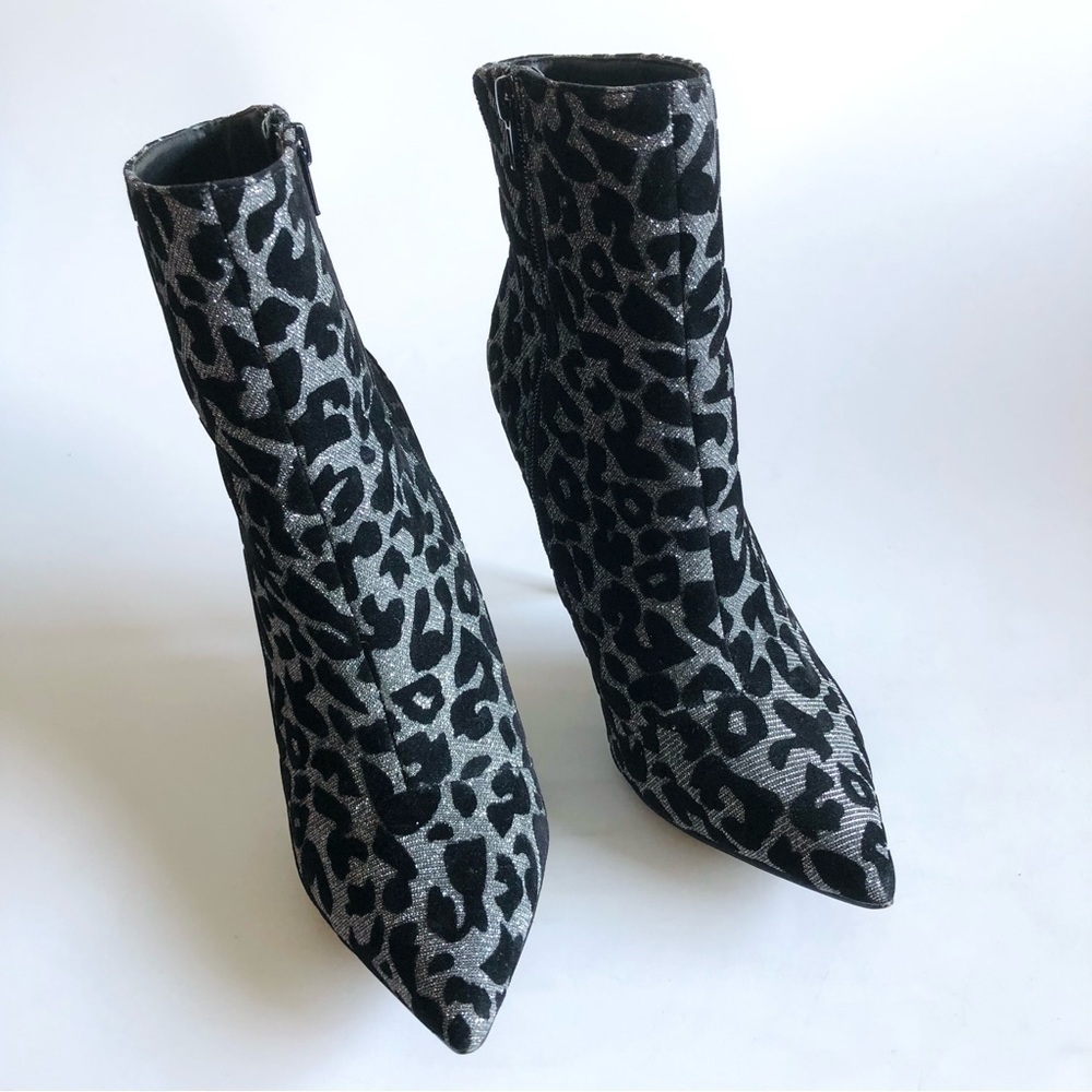 Express Metallic Leopard Booties - Picture 5 of 16